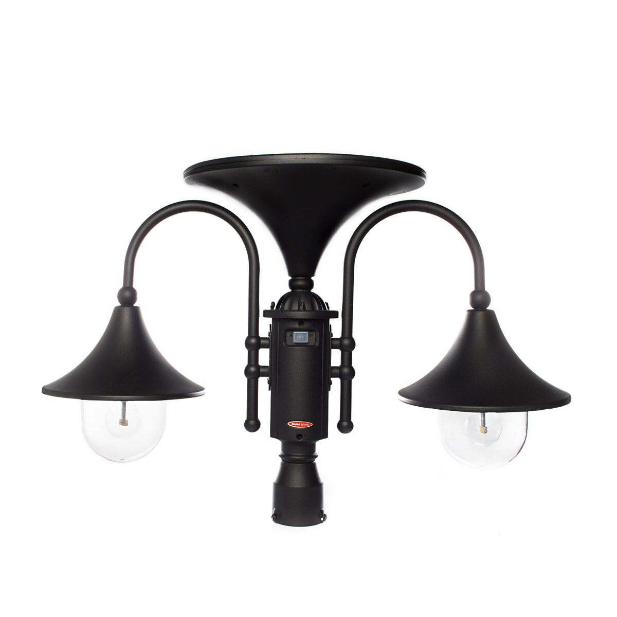 Everest II LED 34 inch Black Post Light, Solar