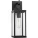 Rox LED 15 inch Textured Black Outdoor Wall Lantern