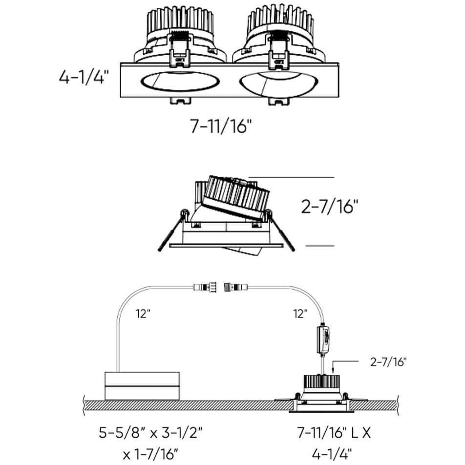 Revolve Black Recessed Lighting