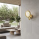 Sherlock 1 Light 7.25 inch Satin Brass Wall Sconce Wall Light