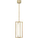 Sean Lavin Kenway LED 8.5 inch Natural Brass Pendant Ceiling Light, Integrated LED