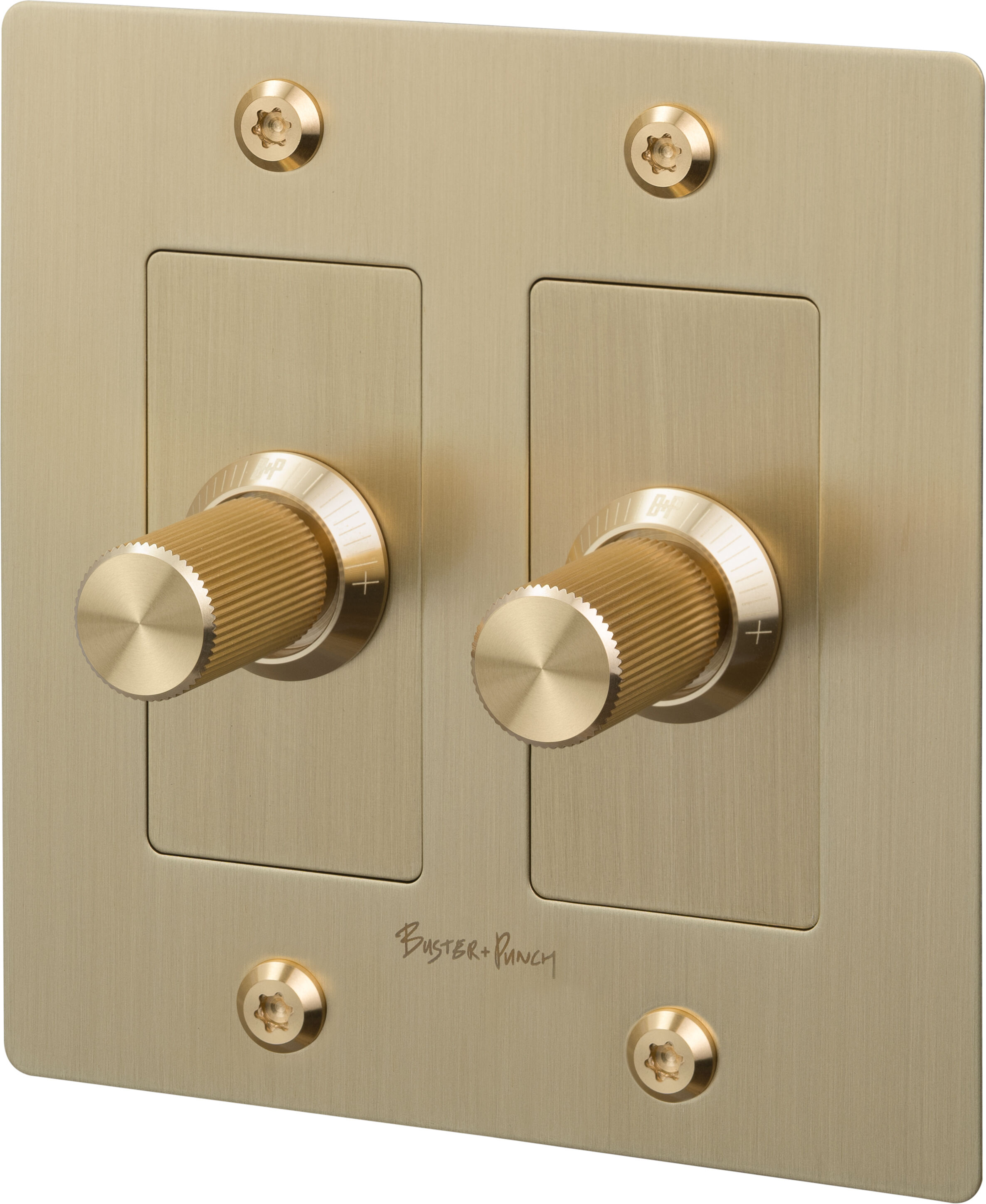 2G 100-120 Brass Dimmer Switch, LED