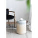 Florence 18 inch Blue/Cream Garden Stool