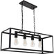 Resolute 4 Light 9.4 inch Black Pendant Ceiling Light