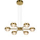 Milano Series 25.5 inch Antique Brass Pendant Ceiling Light, Artisan Collection