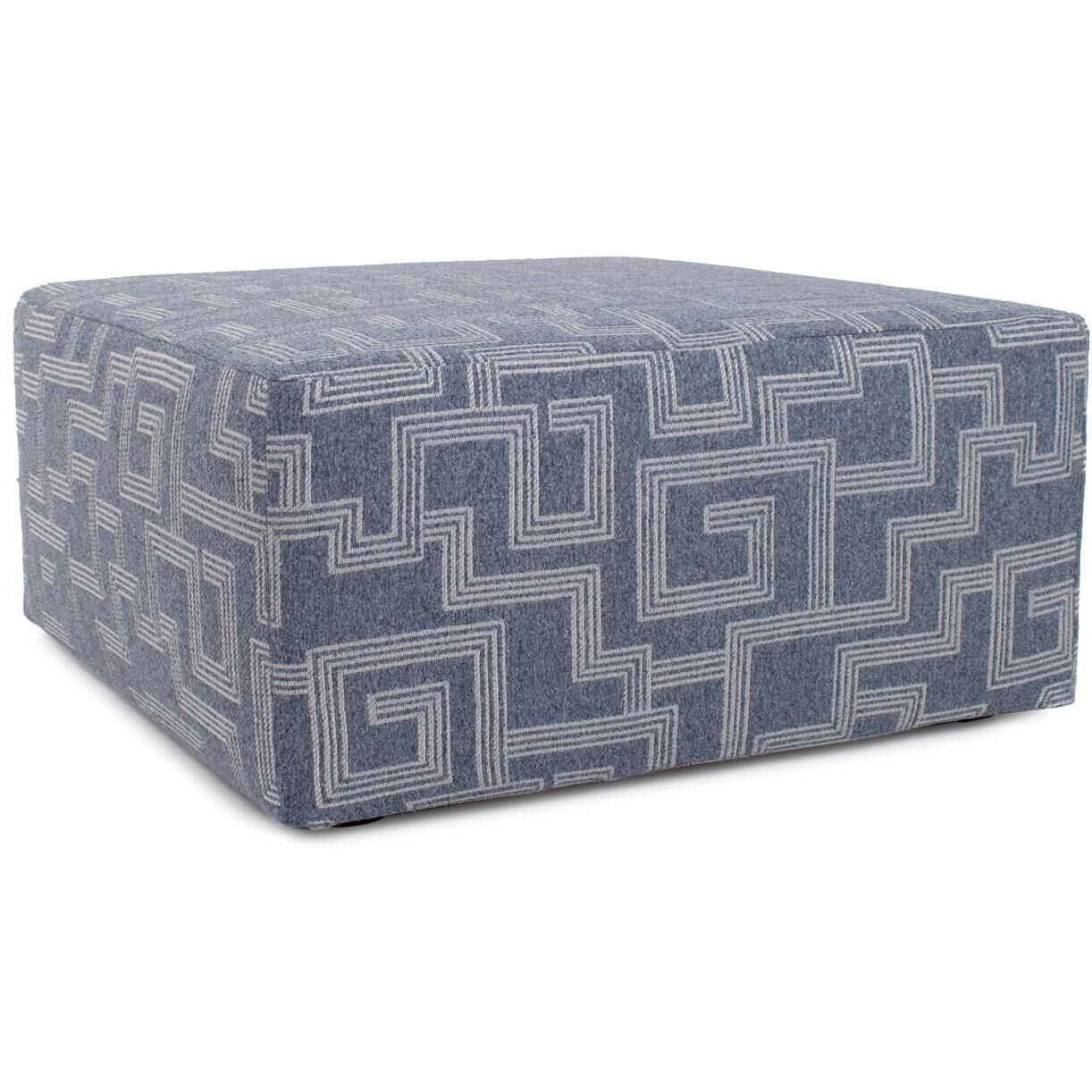 Syros Universal 18 inch Denim Outdoor Ottoman