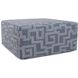 Syros Universal 18 inch Denim Outdoor Ottoman