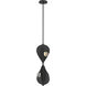 Pod LED 8.25 inch Sand Coal Black Pendant Ceiling Light