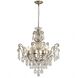 Bet Series 8 Light 25.5 inch Pewter Chandelier Ceiling Light, Pewter Frame