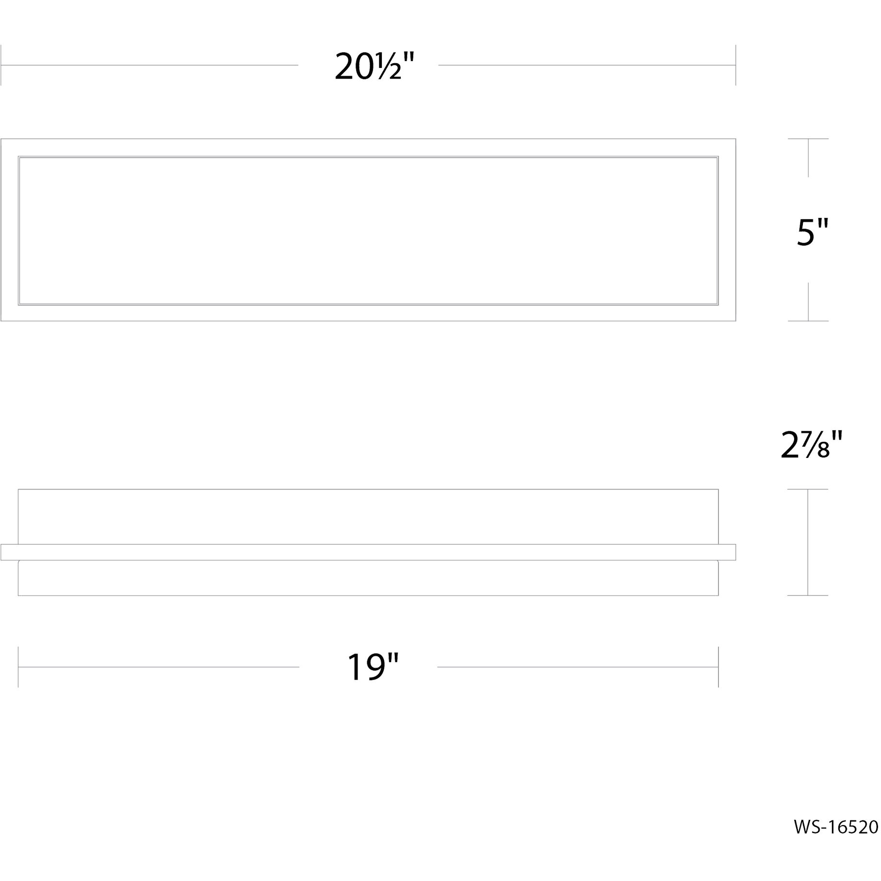 Ice Bar Indoor Wall Lighting in 3000K, Brushed Nickel