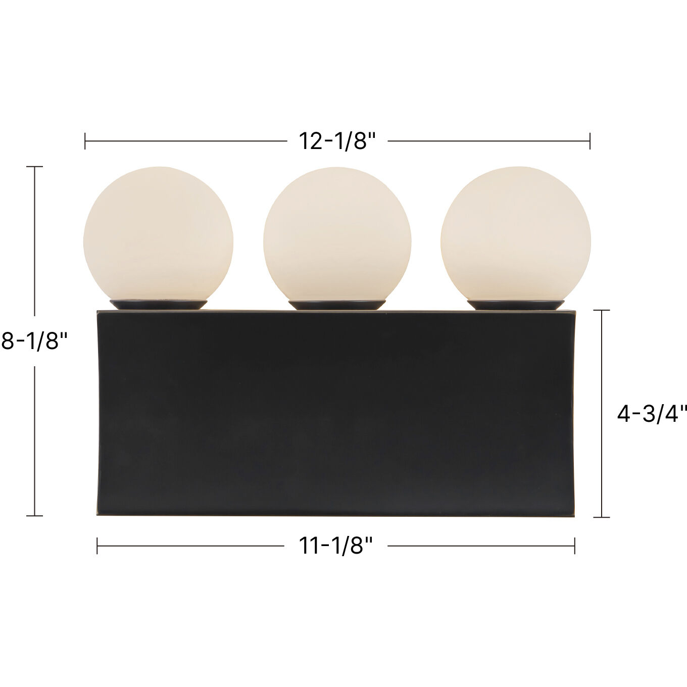 Sinclair 12.13 inch Vintage Brass Bath Vanity Light Wall Light