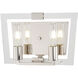 Crystal Chrome 2 Light 13.25 inch Polished Nickel Bath Light Wall Light