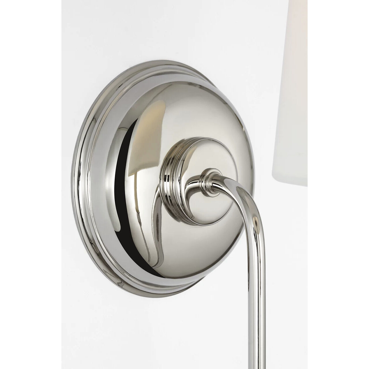 Thomas O'Brien Vendome LED 5.5 inch Polished Nickel Deep Arm Cordless Sconce Wall Light