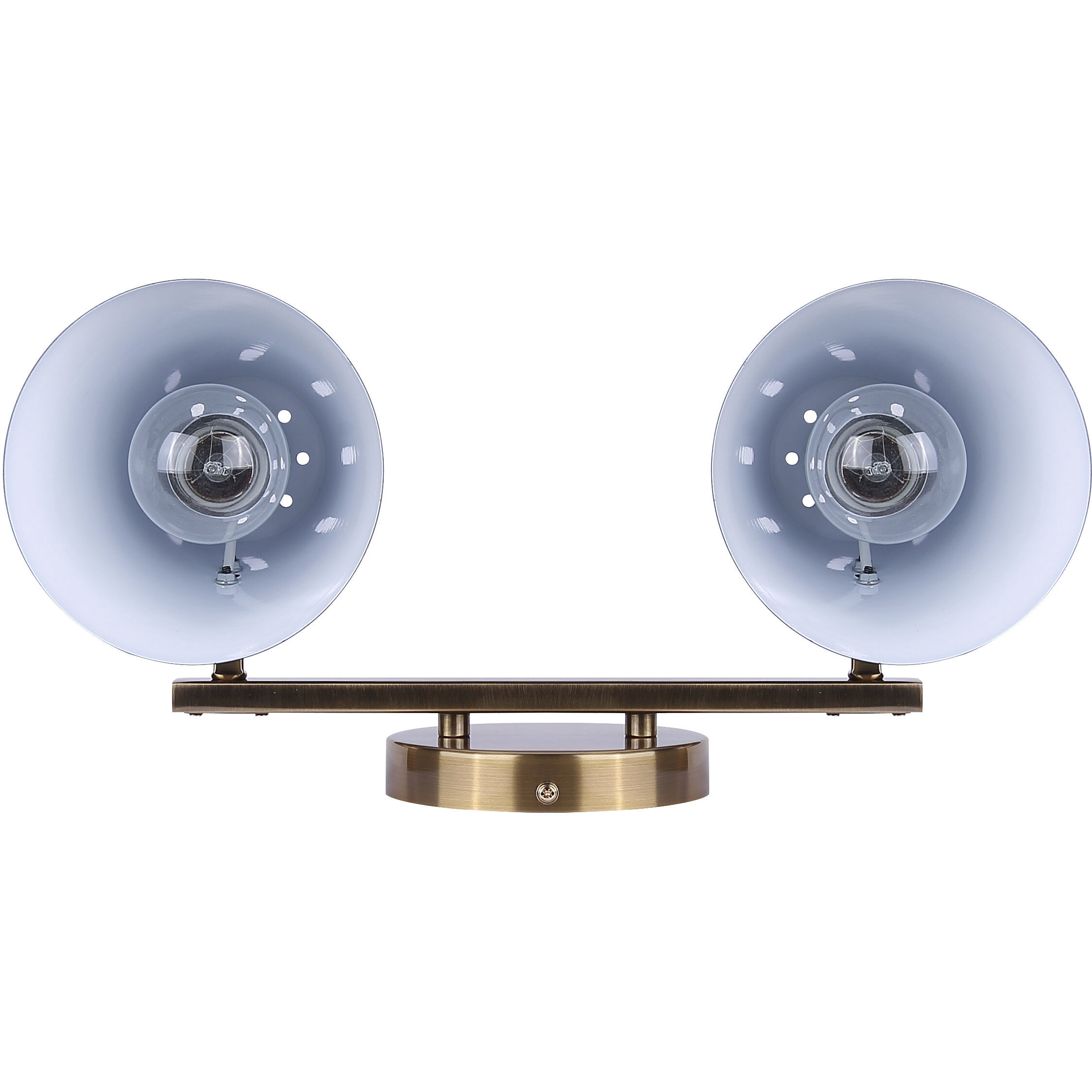 Harken 2 Light 15.5 inch Matte Black and Gold Vanity Light Wall Light