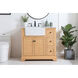 Franklin 36 X 22 X 34.75 inch Natural Wood Bathroom Vanity Cabinet