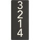 Numero Braille 4.75 inch Black ADA Wall Sconce Wall Light