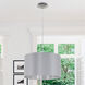 Maserlo 1 Light 15 inch Satin Nickel Pendant Ceiling Light