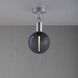Forked LED 7.87 inch Steel Flush Mount Ceiling Light