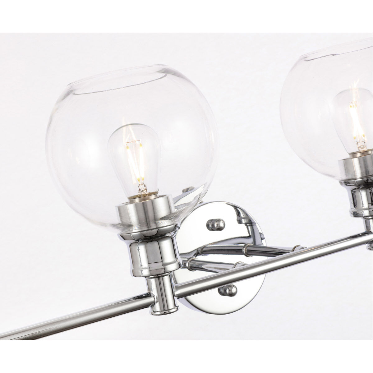 Collier 4 Light 38 inch Chrome Wall sconce Wall Light