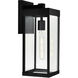 Windsor 1 Light 14.5 inch Black Outdoor Wall Light