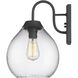 Ariella 1 Light 14.75 inch Natural Black Outdoor Wall
