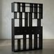 Grobius Hand Rubbed Black Bookcase
