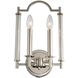 Provence Wall Sconce Wall Light in Polished Nickel