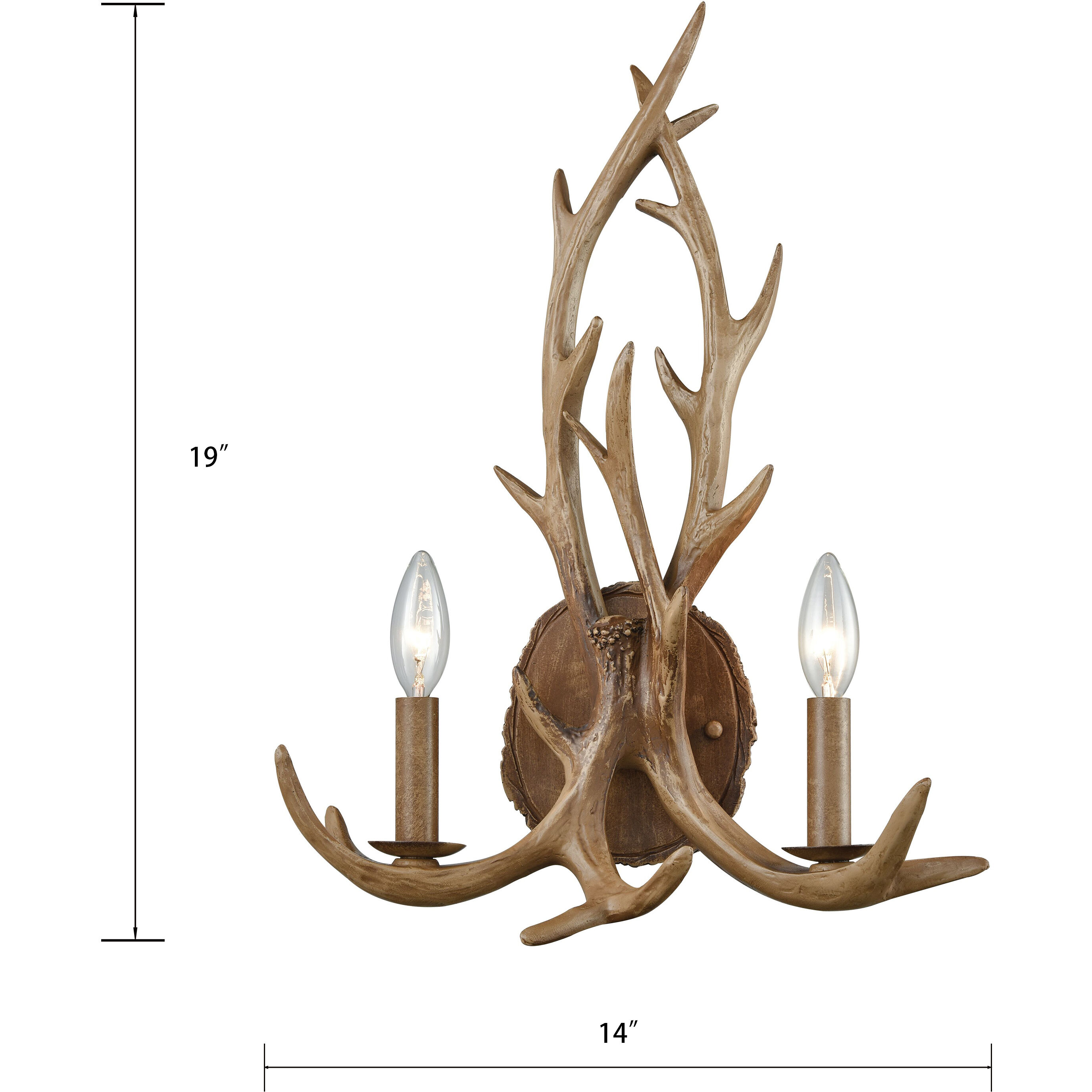 Elk Sconce Wall Light