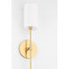 Olivia 1 Light 4.75 inch Aged Brass ADA Wall Sconce Wall Light