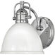 Rowan 1 Light 8 inch Chrome Vanity Light Wall Light