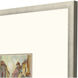 Pastel Street Multi and Brown and Gray and Pink Framed Art
