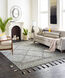 Zanafi Tassels 144 X 106 inch Black Rug in 9 X 12, Rectangle