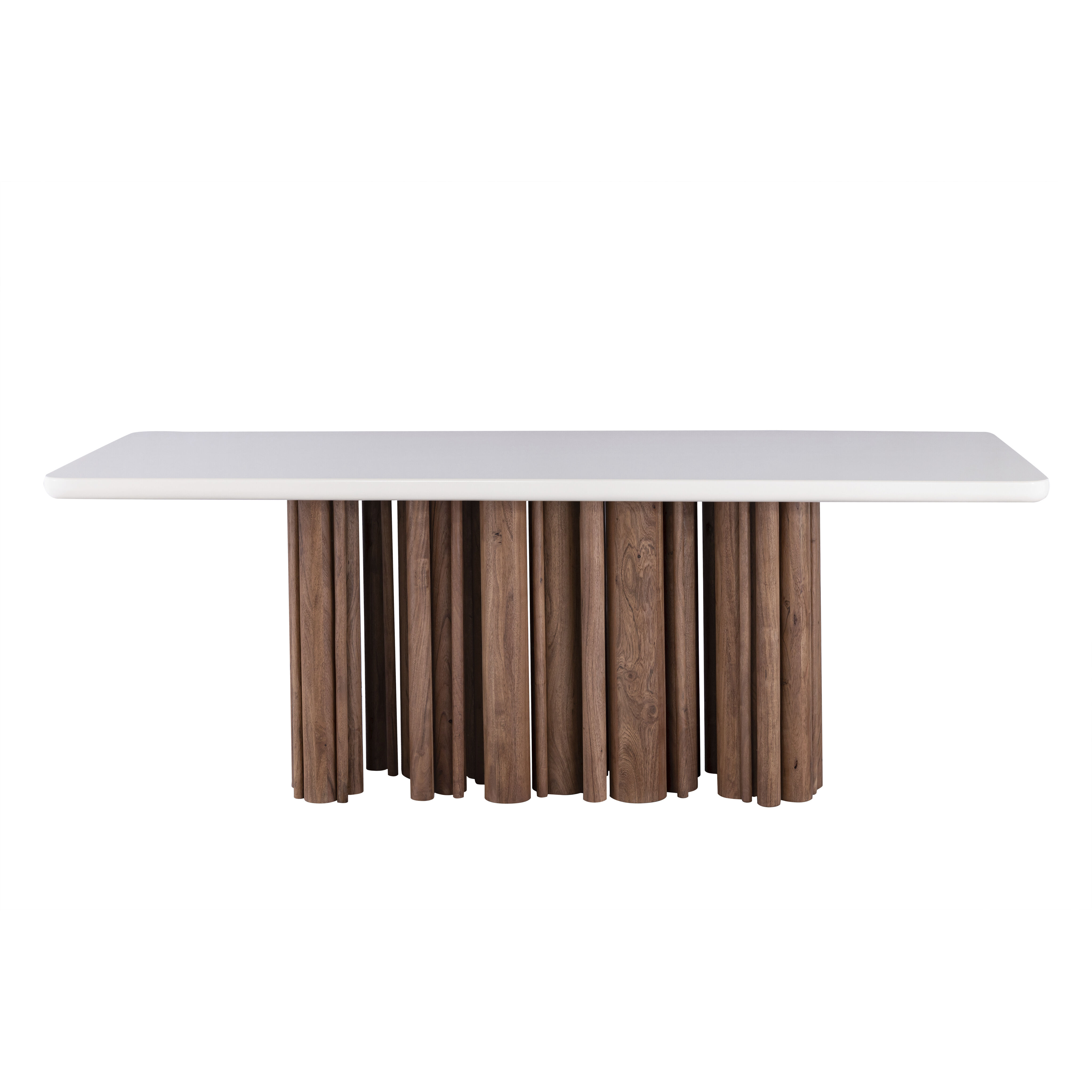 Pier 82 X 36 inch Medium Acacia with Ivory Dining Table