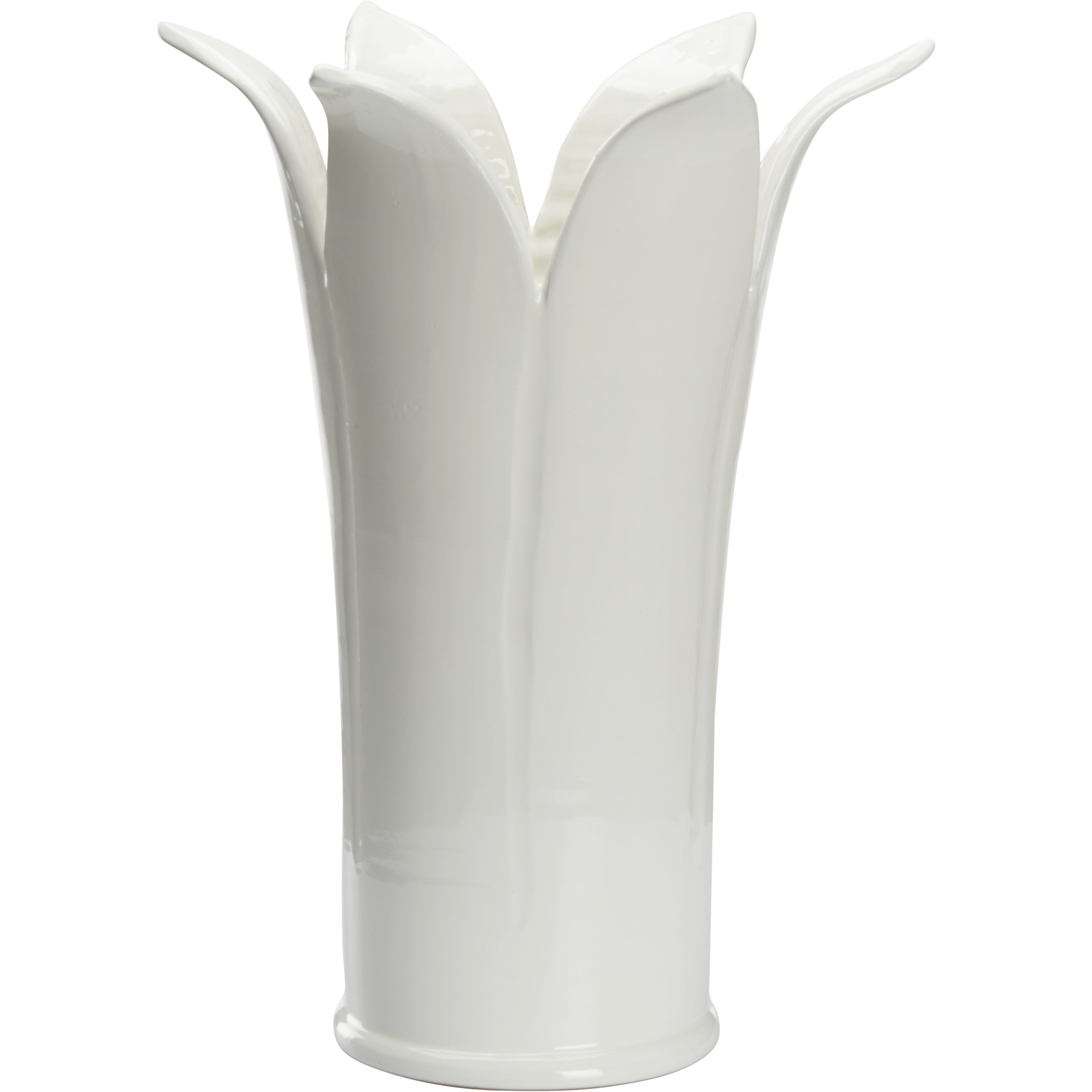Lily Flowered White/Cream Umbrella Stand