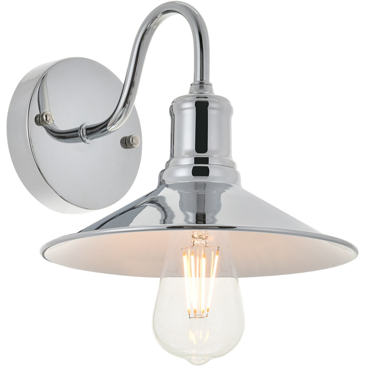 Etude 1 Light 9 inch Chrome Wall Sconce Wall Light