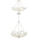Marselle 6 Light 24 inch Matte White Chandelier Ceiling Light