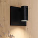 Suspenders LED 2 inch Satin Black ADA Modular Wall Mount Wall Light