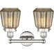 Chatham 2 Light 15.5 inch Polished Nickel Bath Vanity Light Wall Light in Mercury