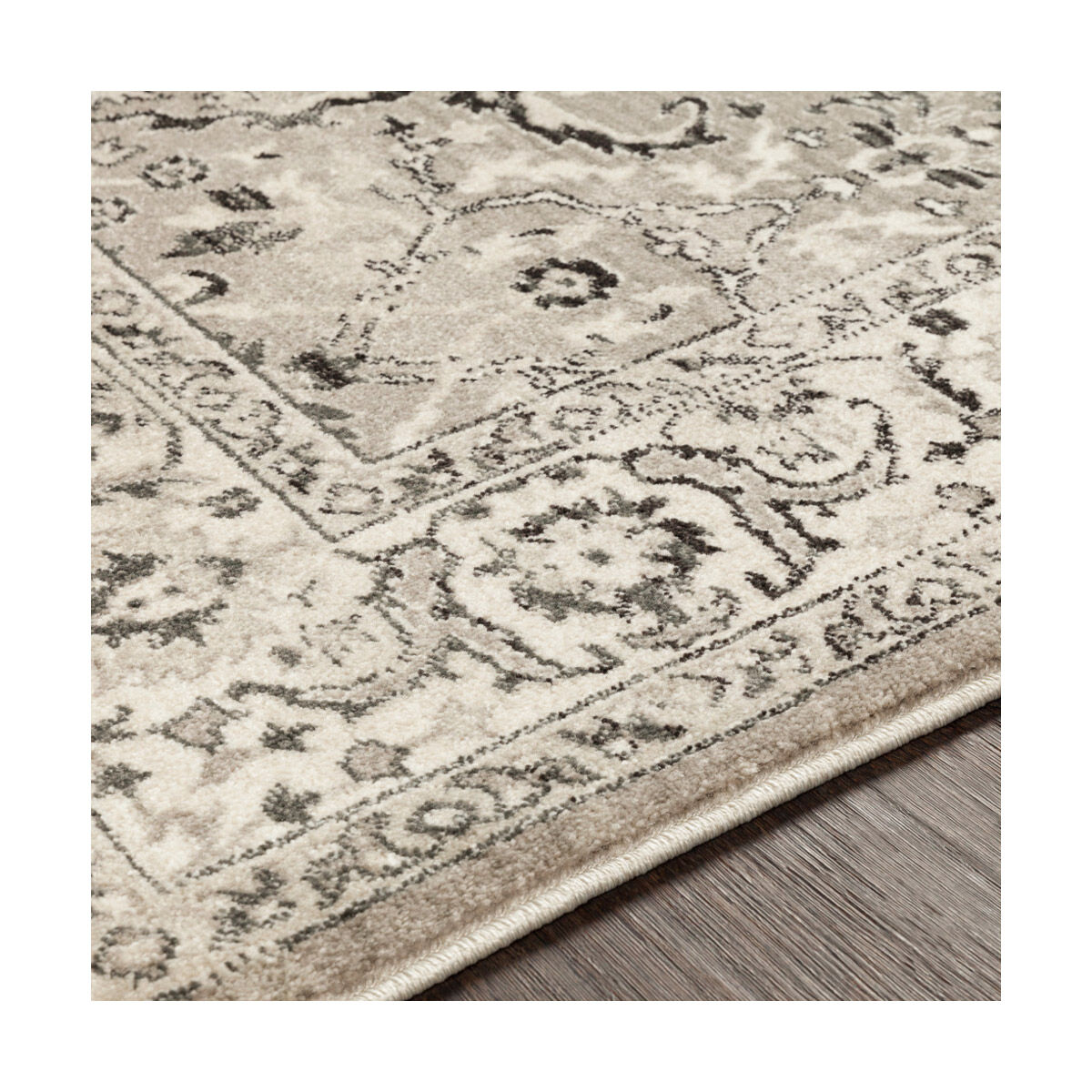 Mesopotamia 94 X 30 inch Camel/Black/Ivory Rugs, Runner