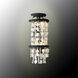 Shimmering Elegance 2 Light 4 inch Sand Coal Wall Sconce Wall Light