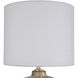 Baffo 29 inch 150.00 watt Gold and Cream Table Lamp Portable Light