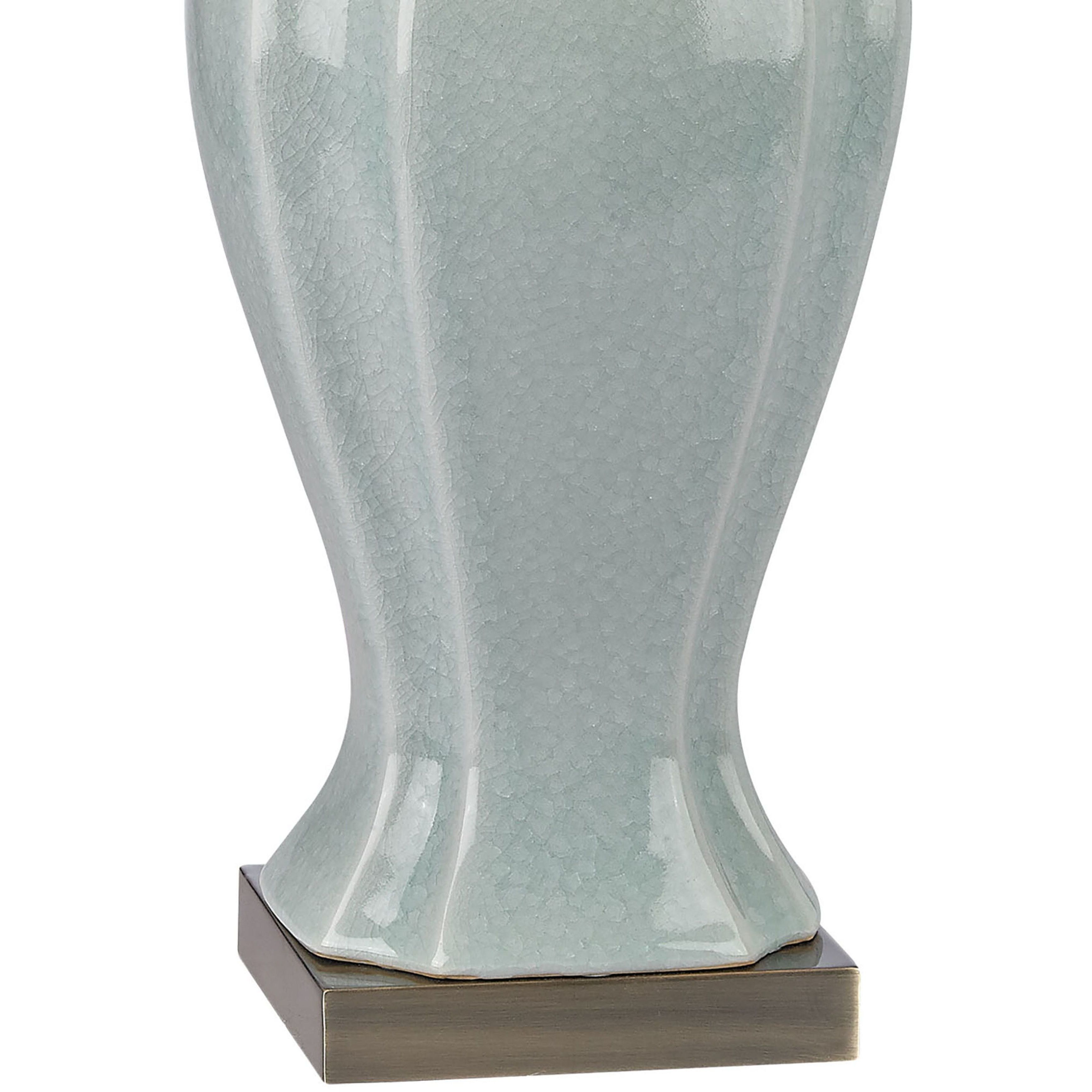 Celadon 29 inch 150 watt Green Table Lamp Portable Light