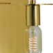 Juliette 1 Light 6 inch Polished Brass with Matte Black Bath Sconce Wall Light in Polished Brass/Matte Black