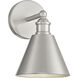 Farmhouse 1 Light 6.75 inch Brushed Nickel Wall Sconce Wall Light
