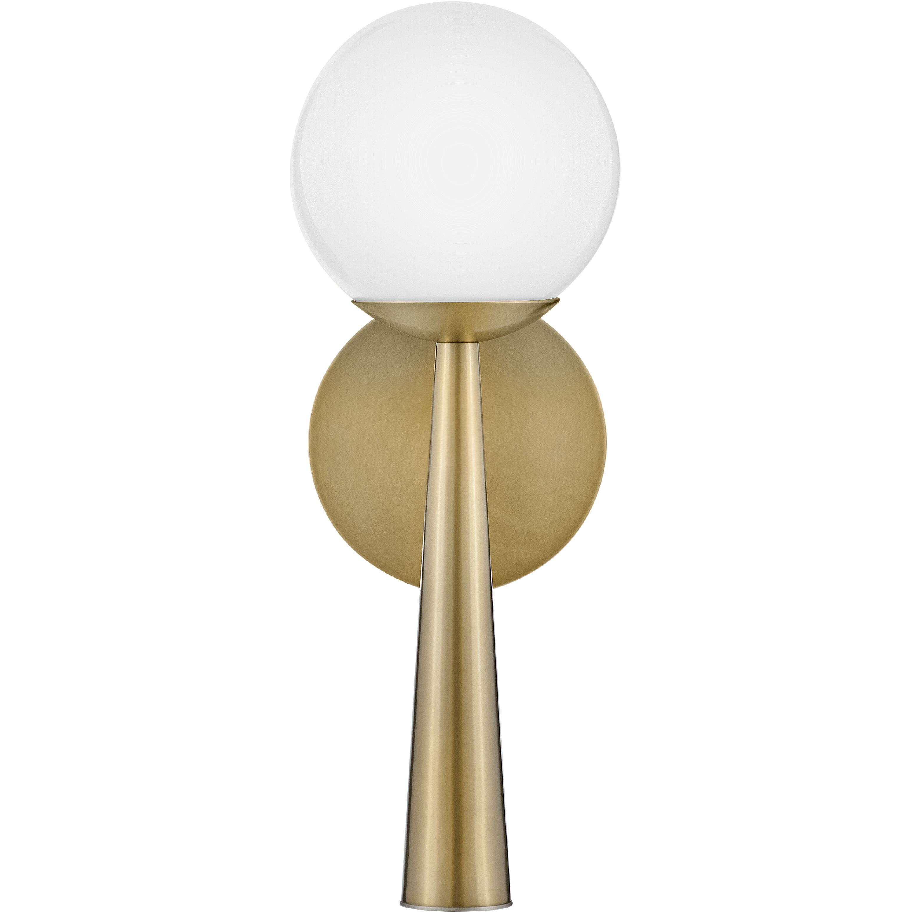 Izzy LED 6 inch Lacquered Brass Sconce Wall Light