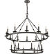 Castle 20 Light 47 inch Oil Rubbed Bronze Chandelier Ceiling Light