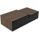 Nido 68 X 32 inch Matte Black Coffee Table