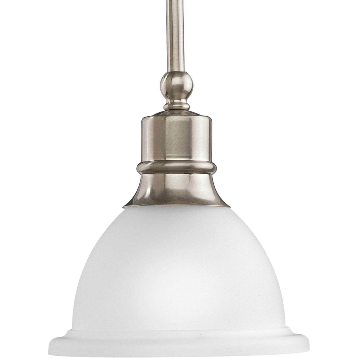 Beacher 1 Light 7.63 inch Brushed Nickel Mini-Pendant Ceiling Light