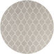 Fallon 96 inch Gray/Light Beige Handmade Rug in 8 Ft Round, Wool