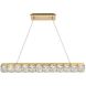 Valetta 1 Light 36 inch Gold Linear Pendant Ceiling Light